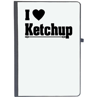                       UDNAG Ruled Notebook Diary 'Ketchup | i love ketchup', [A5 80Pages 80GSM]                                              