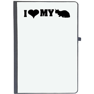                       UDNAG Ruled Notebook Diary 'Cat | i love my cat', [A5 80Pages 80GSM]                                              