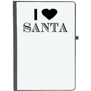                       UDNAG Ruled Notebook Diary 'Christmass | i love santa', [A5 80Pages 80GSM]                                              