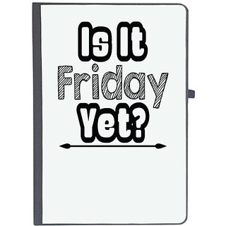                       UDNAG Ruled Notebook Diary 'Weekend | is it friday yet', [A5 80Pages 80GSM]                                              