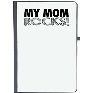                       UDNAG Ruled Notebook Diary 'Mother | my mom rocks', [A5 80Pages 80GSM]                                              