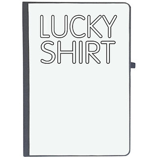                       UDNAG Ruled Notebook Diary 'Shirt | lucky shirt', [A5 80Pages 80GSM]                                              
