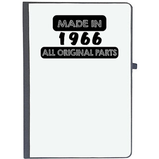                       UDNAG Ruled Notebook Diary 'Original Parts | made in 1966 all original parts', [A5 80Pages 80GSM]                                              