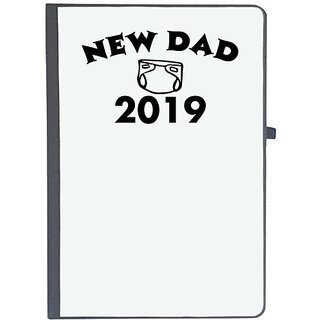                       UDNAG Ruled Notebook Diary 'Father | new dad 2019', [A5 80Pages 80GSM]                                              