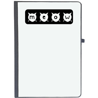                       UDNAG Ruled Notebook Diary 'Cat | meow,,', [A5 80Pages 80GSM]                                              