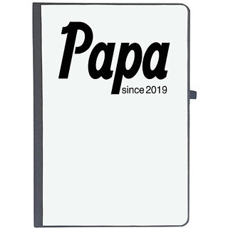                       UDNAG Ruled Notebook Diary 'Father | papa since 2019', [A5 80Pages 80GSM]                                              