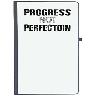                       UDNAG Ruled Notebook Diary 'Progress | progress not perfection', [A5 80Pages 80GSM]                                              