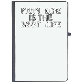                       UDNAG Ruled Notebook Diary 'Mother | mom life is the best life', [A5 80Pages 80GSM]                                              