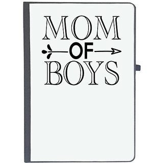                       UDNAG Ruled Notebook Diary 'Mother Son | mom of boys', [A5 80Pages 80GSM]                                              