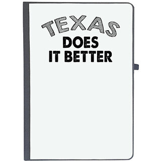                       UDNAG Ruled Notebook Diary 'Texas | texas does it better', [A5 80Pages 80GSM]                                              