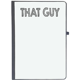                       UDNAG Ruled Notebook Diary 'Guy | that guy', [A5 80Pages 80GSM]                                              