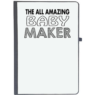                       UDNAG Ruled Notebook Diary 'Parents | the all amazing baby maker', [A5 80Pages 80GSM]                                              
