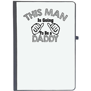                       UDNAG Ruled Notebook Diary 'Father | this man is going to be a daddy,k', [A5 80Pages 80GSM]                                              