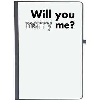                       UDNAG Ruled Notebook Diary 'praposal | will you marry me,z', [A5 80Pages 80GSM]                                              