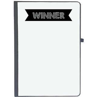                       UDNAG Ruled Notebook Diary 'Winner | winner', [A5 80Pages 80GSM]                                              