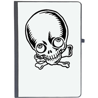                       UDNAG Ruled Notebook Diary 'Death | Skull28', [A5 80Pages 80GSM]                                              