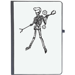                       UDNAG Ruled Notebook Diary 'Death | Skeleton', [A5 80Pages 80GSM]                                              