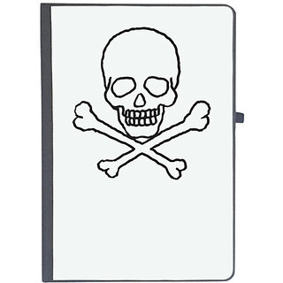                       UDNAG Ruled Notebook Diary 'Death | Danger1', [A5 80Pages 80GSM]                                              