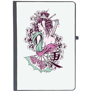                       UDNAG Ruled Notebook Diary 'Lady | Chinease lady', [A5 80Pages 80GSM]                                              