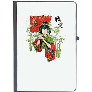                       UDNAG Ruled Notebook Diary 'Lady | Chinease lady1', [A5 80Pages 80GSM]                                              
