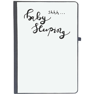                       UDNAG Ruled Notebook Diary 'Sleeping | Shh...baby sleeping', [A5 80Pages 80GSM]                                              