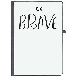                       UDNAG Ruled Notebook Diary 'Brave | Be brave', [A5 80Pages 80GSM]                                              