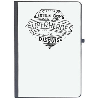                       UDNAG Ruled Notebook Diary 'Boy | Little boys are hero in disguise', [A5 80Pages 80GSM]                                              