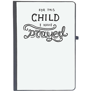                       UDNAG Ruled Notebook Diary 'Child | For this child i have prayed', [A5 80Pages 80GSM]                                              