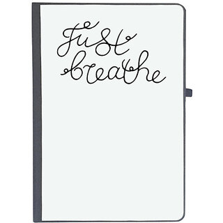                       UDNAG Ruled Notebook Diary 'Baby | Just breath', [A5 80Pages 80GSM]                                              