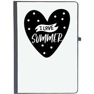                       UDNAG Ruled Notebook Diary 'Summer | I love summer', [A5 80Pages 80GSM]                                              