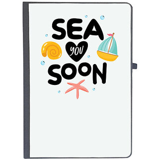                       UDNAG Ruled Notebook Diary 'Sea | Sea you soon', [A5 80Pages 80GSM]                                              