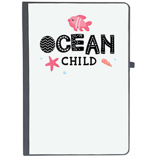                       UDNAG Ruled Notebook Diary 'Sea | Ocean child', [A5 80Pages 80GSM]                                              