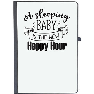                       UDNAG Ruled Notebook Diary 'Baby | A Sleeping Baby', [A5 80Pages 80GSM]                                              