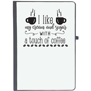                       UDNAG Ruled Notebook Diary 'Coffee | A Touch of Coffee', [A5 80Pages 80GSM]                                              