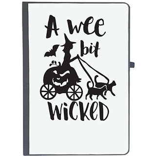                       UDNAG Ruled Notebook Diary 'Witchy | A wee bit wicked', [A5 80Pages 80GSM]                                              