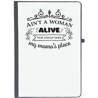                       UDNAG Ruled Notebook Diary 'Mother | Ain't a Woman Alive', [A5 80Pages 80GSM]                                              