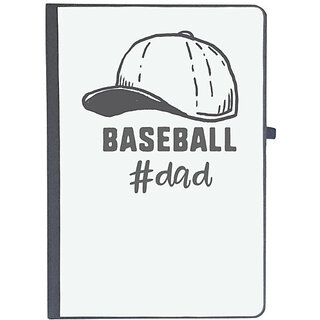                       UDNAG Ruled Notebook Diary 'Father | Baseball Dad', [A5 80Pages 80GSM]                                              