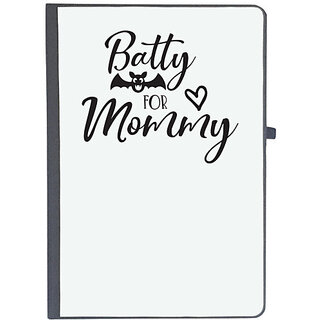                       UDNAG Ruled Notebook Diary 'Mother | Batty for mommy', [A5 80Pages 80GSM]                                              