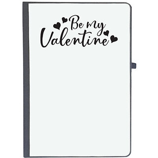                       UDNAG Ruled Notebook Diary 'Valentine | Be My Valentine', [A5 80Pages 80GSM]                                              