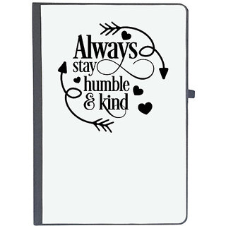                       UDNAG Ruled Notebook Diary 'Humble Kind | Always stay humble and kind', [A5 80Pages 80GSM]                                              