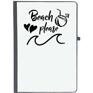                       UDNAG Ruled Notebook Diary 'Beach | Beachplease', [A5 80Pages 80GSM]                                              