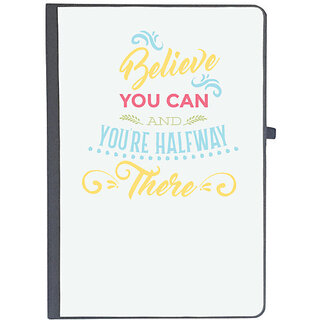                       UDNAG Ruled Notebook Diary 'Saying | Believe you can and youre half way there', [A5 80Pages 80GSM]                                              