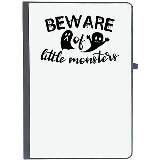                       UDNAG Ruled Notebook Diary 'Monster | Beware of little monsters', [A5 80Pages 80GSM]                                              
