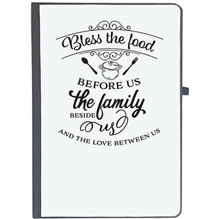                       UDNAG Ruled Notebook Diary 'Blessing | Bless the food', [A5 80Pages 80GSM]                                              