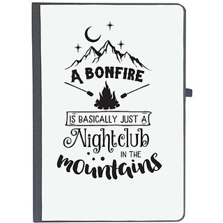                       UDNAG Ruled Notebook Diary 'Adventure | Bonfire', [A5 80Pages 80GSM]                                              