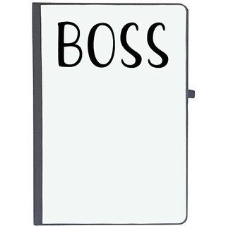                       UDNAG Ruled Notebook Diary 'Boss | Boss', [A5 80Pages 80GSM]                                              