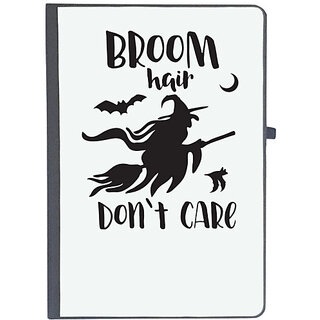                       UDNAG Ruled Notebook Diary 'Witch | Broom hair dont care', [A5 80Pages 80GSM]                                              