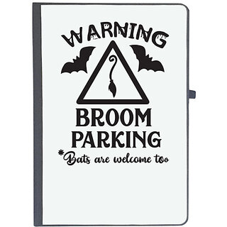                       UDNAG Ruled Notebook Diary 'Witch | Broom Parking', [A5 80Pages 80GSM]                                              