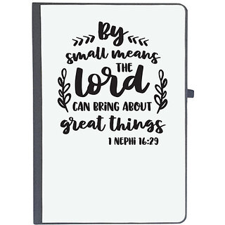                       UDNAG Ruled Notebook Diary 'Small means great things | By Small Means', [A5 80Pages 80GSM]                                              