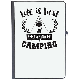                       UDNAG Ruled Notebook Diary 'Camping | Camping', [A5 80Pages 80GSM]                                              
